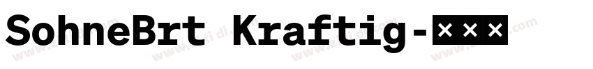SohneBrt Kraftig字体转换